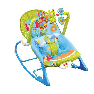 Electric Baby Swing Infant Cradle Bouncer Rocker Green