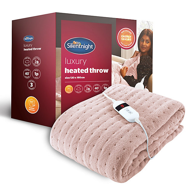 Electric Blanket Heated Throw Over Warm