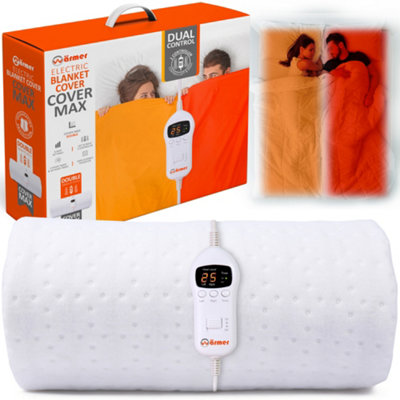 Electric Blanket Maximum Coverage, Left & Right Dual Heating Zones, 9