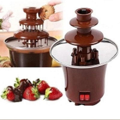 Electric Chocolate Fountain 3 Tiers Chocolate Melting Machine Mini ...