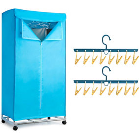 Electric Clothes Dryer 2-Tier Foldable Heated Drying Laundry Airer Rack Cover