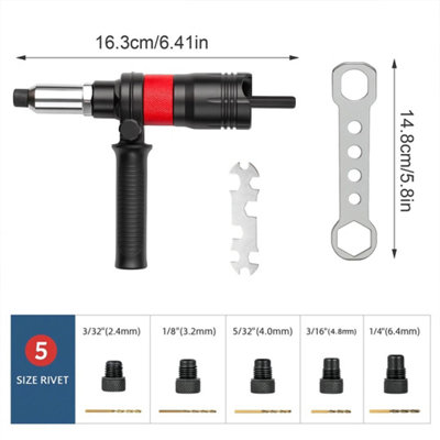 Electric Drill Rivet Nut Gun Adapter Professional Rivnut