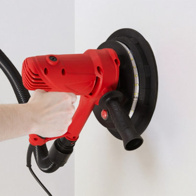 Electric Drywall Handheld Sander with Vacuum Dust Collection and LED ...