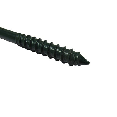 Electric Fence Distance Pigtail Insulators X10 (Green Screw In Poly ...