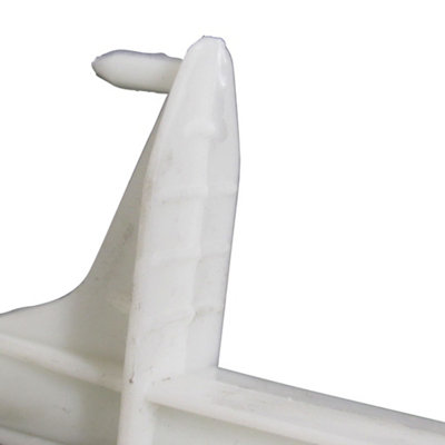 Electric Fence Poly Posts 1M X40 (White Fencing Stake Plastic 1000MM)