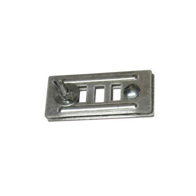 25 Electric Fence Fencing Tape Connector Plates Joiners Metal 20