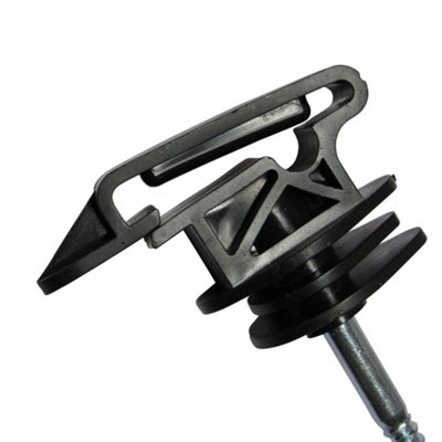 thumbnail image 2 of Wood Screw Insulator Black Electric Fencing Wood Post Insulator Screw In Ring Insulator 2 of 12