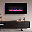 Electric Fire Fireplace Freestanding or Wall Mounted 7 Flame Colors 3 Mood Lights Color with Remote Control 42 Inch