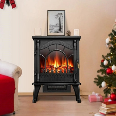 Faux Fireplace Logs Tuanse 4 Pcs Flameless Fireplace Logs Light Fake Fireplace Logs 8.6 In Fireplace Logs Artificial