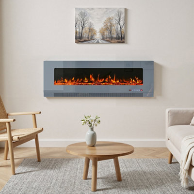 Electric Fire Wall Mounted Wall Inset or Freestanding Fireplace 12 ...