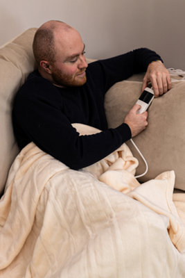 Electric lounge blanket sale