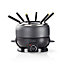 Electric Fondue Set, 2.3L, with 6 Forks, Adjustable Temperature Control and Non-Stick Coating