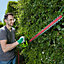 Electric Hedge Trimmer with 61cm Blade, Blade Cover & 10m Cable (600W Hedge Trimmer)