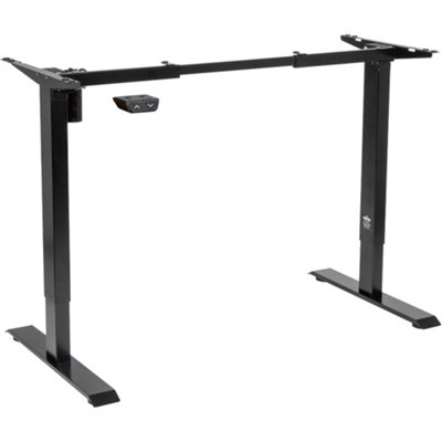 Electric Height Adjustable Standing Desk - FRAME ONLY - Black Rising Work Table