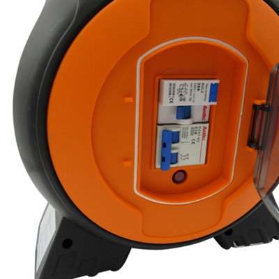 Electric Hook Up Roller Extension Lead 15M (Camping Mains Power Cable ...