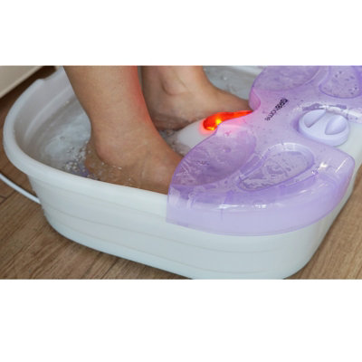 Electric Infrared Vibrating Wet Bath Foot Spa Relax Pedicure Soothing Massager