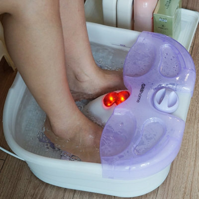 Electric Infrared Vibrating Wet Bath Foot Spa Relax Pedicure Soothing Massager - 5