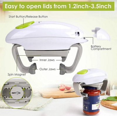 Electric Jar Opener Strong and Robust Kitchen Tool for Sealed Jars ...