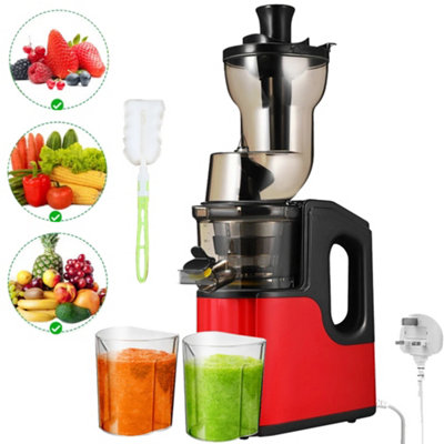 Electric Juicer Machine Juice Fruit Squeezer Slow Masticating Brush ...