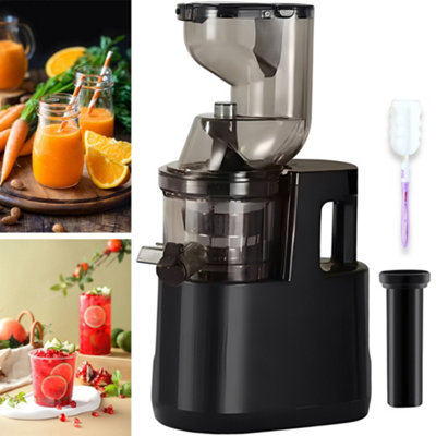 Electric Juicer Slow Masticating Fruit Squeezer Brush UK