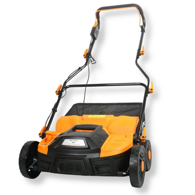 Electric Lawn Scarifier & Raker 2 in 1, 1800W, 36cm Working Width, 5 ...
