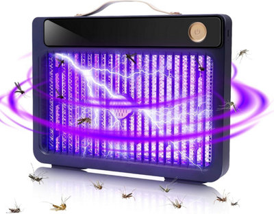 Electric Mosquito Killer Lamp, UV Electric Fly Killer, 4000mAh ...