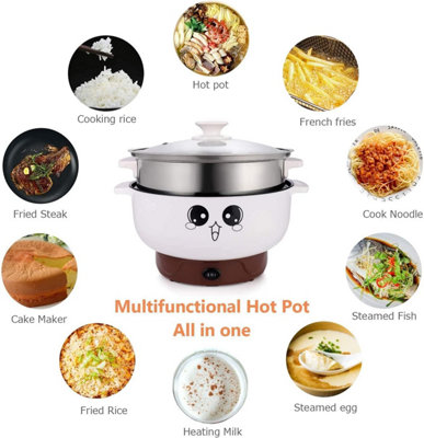 Electric MultiCooker Multifunctional Rice Cooker Frying Pan Non-stick ...