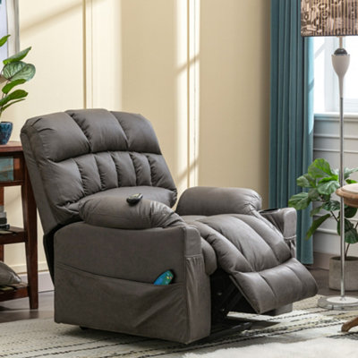 Wide seat power store lift recliners