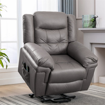 Electric Power Lift Recliner Chair with Massage, Heat, Elderly Rising ...