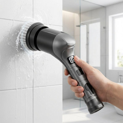 Electric Power Scrubber 6 in 1 with Multi Head Cleaning Kit for Home ...