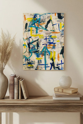 Electric Reverie I Wood Art Print Plywood Wall Art