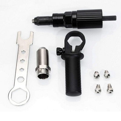 Electric Rivet Nut Gun Cordless Drill Pop Adapter Riveting Riveter ...