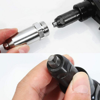 Electric Rivet Nut Gun Cordless Drill Pop Adapter Riveting Riveter Insert Tool