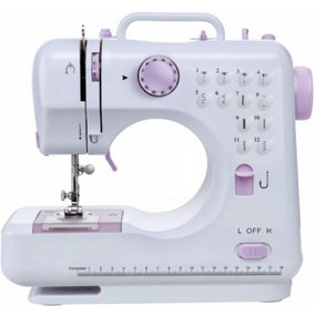 Electric Sewing Machine Multifunction 12 Stitches Portable Mini 2 Speed Tool Kit