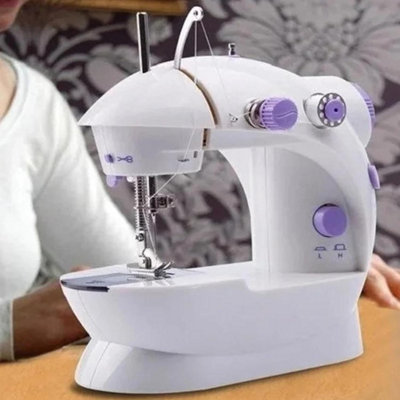 Electric Sewing Machine Portable Handheld Mini Sow Swing Stitch Pedal ...