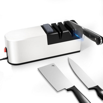 Electric Sharpener, 5 in 1 Sharpening System with Straight Blade ...