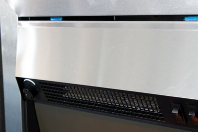 Electric Silver Fireplace with Pebbles - 4