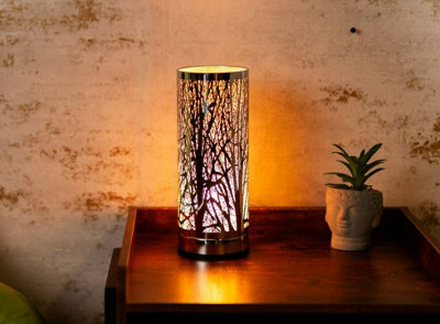 Electric Silver Tree Oil Burner Wax Warmer