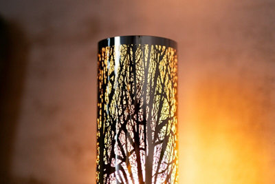 Electric Silver Tree Oil Burner Wax Warmer - 3