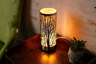 Electric Silver Tree Oil Burner Wax Warmer - 6