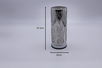 Electric Silver Tree Oil Burner Wax Warmer - 9