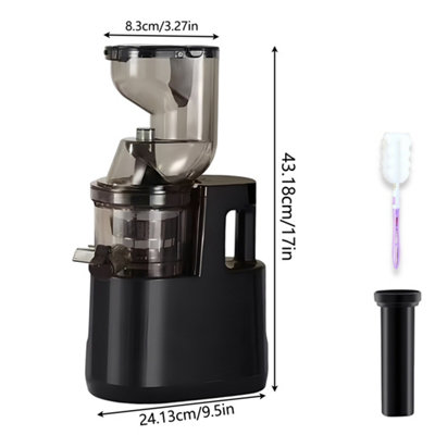 Electric Slow Masticating Juicer Fruit Squeezer with Pulp Cup
