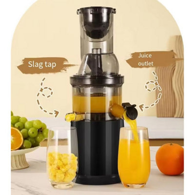 Electric Slow Masticating Juicer Fruit Squeezer with Pulp Cup