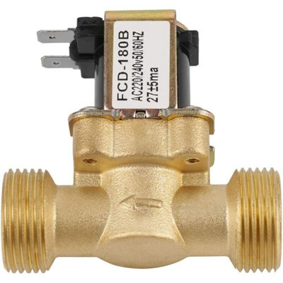 Electric Solenoid Valve G3/4 Water Inlet 2 Way N/C Ac Normally Closed ...