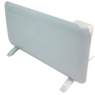 Electric Space Heater Panel Radiator 2000W Slim Timer Thermostat Wall Mounted