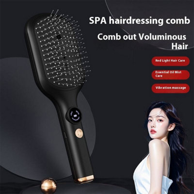 Electric Spray Air Cushion Massage Comb, Self-Cleaning & Anti-Tangle ...