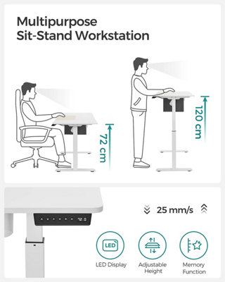 Table top deals height adjustable stand