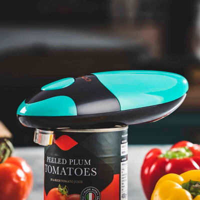 Electric Tin Can Opener Automatic One Touch Battery Operated Cooks Professional