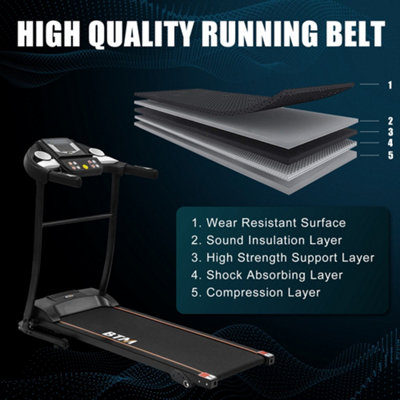 Electric Treadmill Folding Motorized Runing Jogging Walking Machine for ...