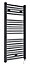 Electric Vertical Square Towel Rail with 22 Rails - 1110mm x 500mm - 500 Watt - Anthracite - Balterley